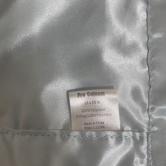 Pro Goleem Blue Teddy Bear Minky Dot Security Blanket Lovey Lovie Satin Trim - Picture 10 of 12